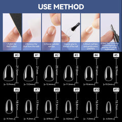 UNA GELLA nails being applied during at-home manicure demonstrating quick DIY finish