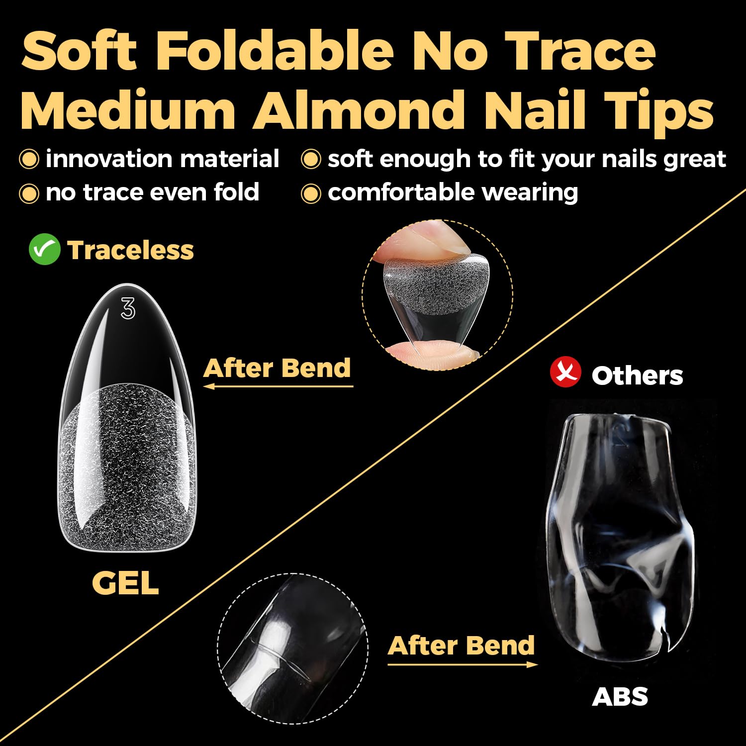UNA GELLA applying a tip during DIY manicure for salon-quality at-home results