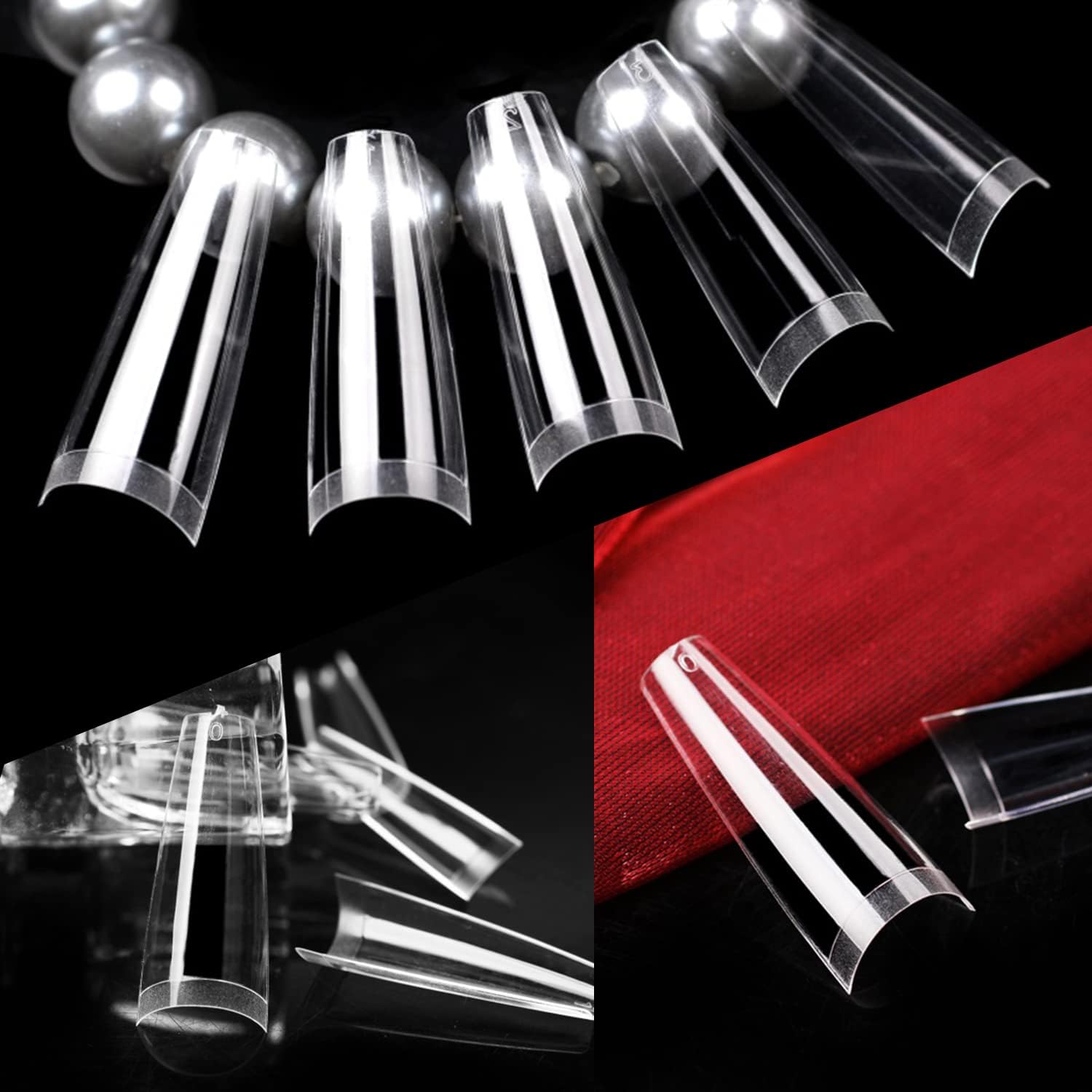 UNA GELLA glue application on tip demonstrating secure adhesion benefit