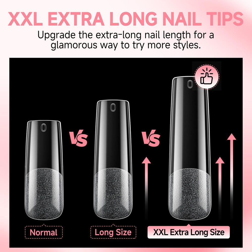 UNA GELLA tip during glue application demonstrating easy adhesion