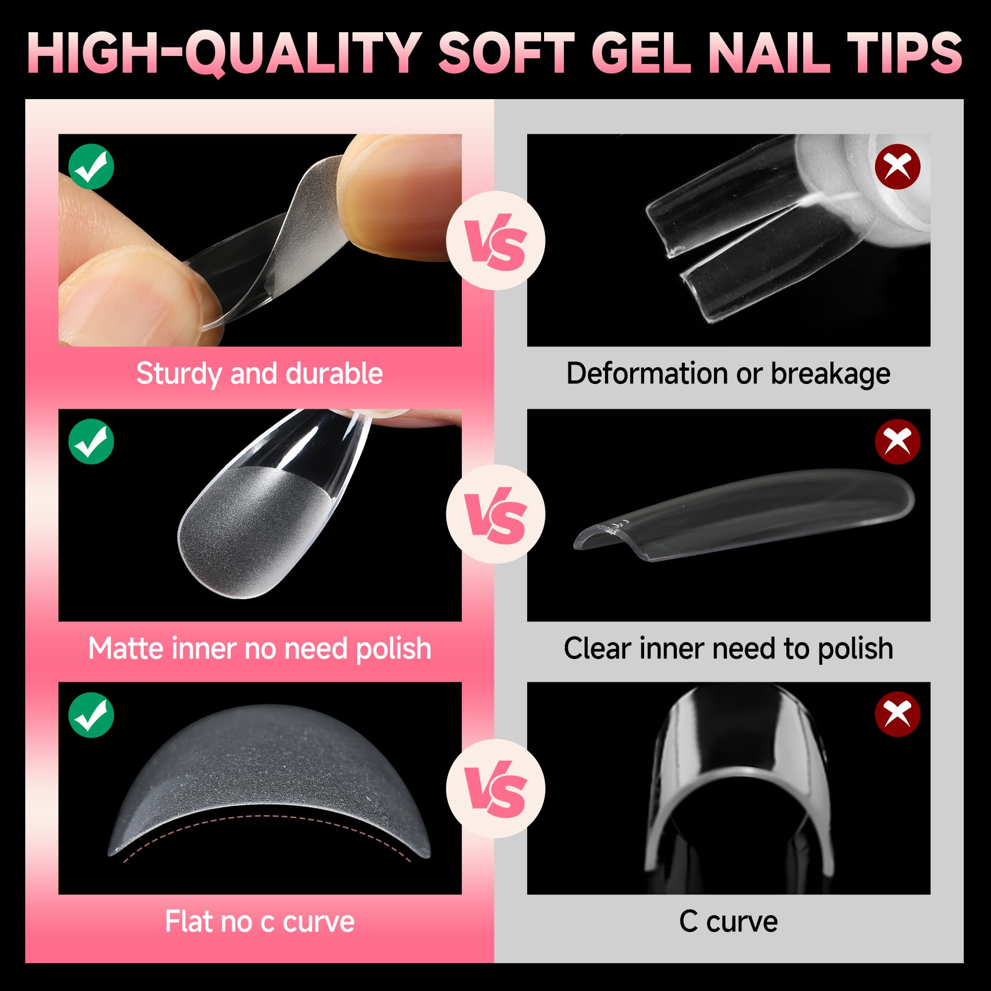 UNA GELLA in-use press-on application demonstrating easy glue or gel bonding