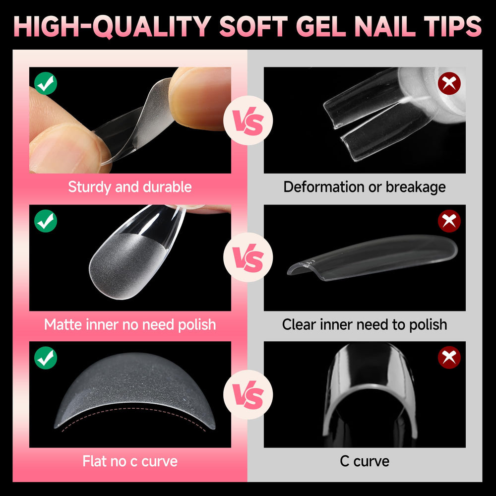 UNA GELLA in-use press-on application demonstrating easy glue or gel bonding