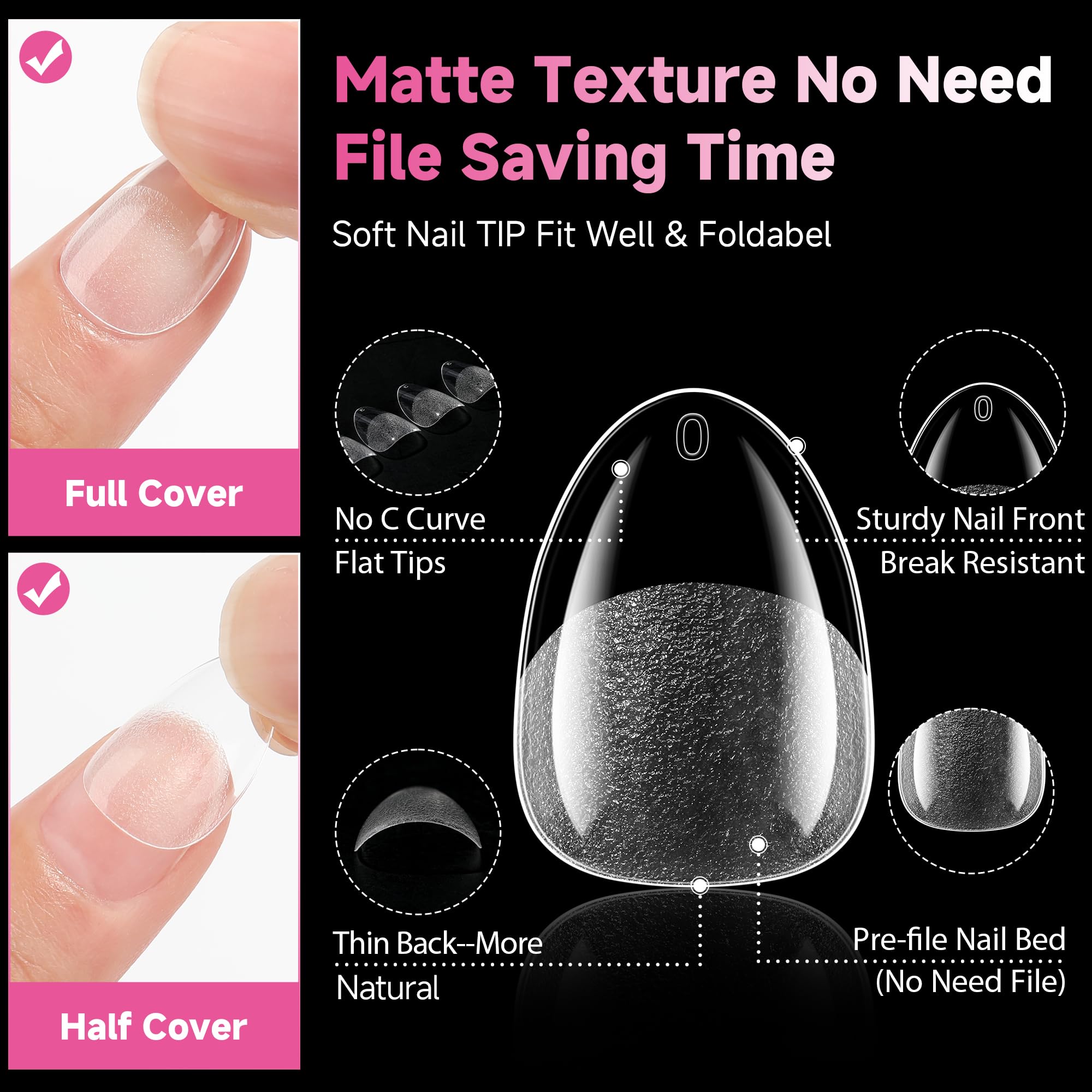 UNA GELLA tip in salon during application demonstrating fast, neat placement