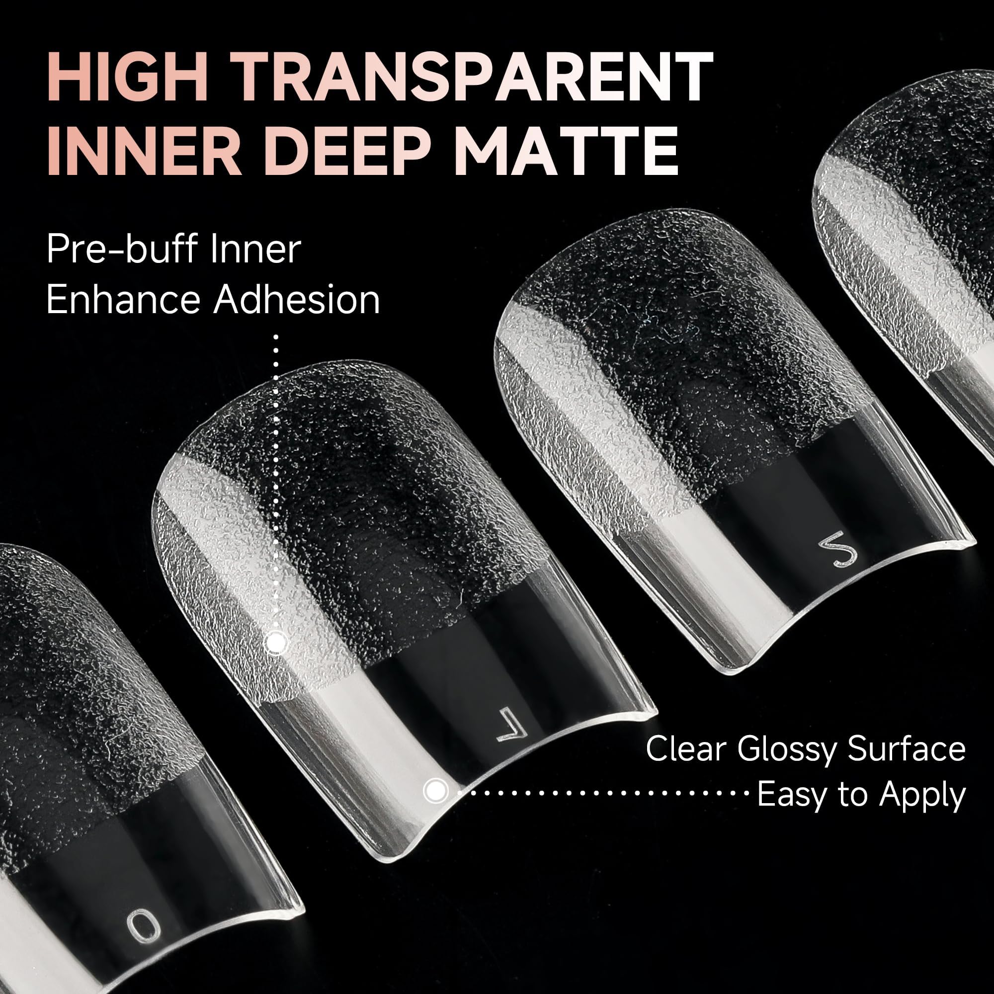 UNA GELLA matte interior pre-buffed surface improving adhesive grip