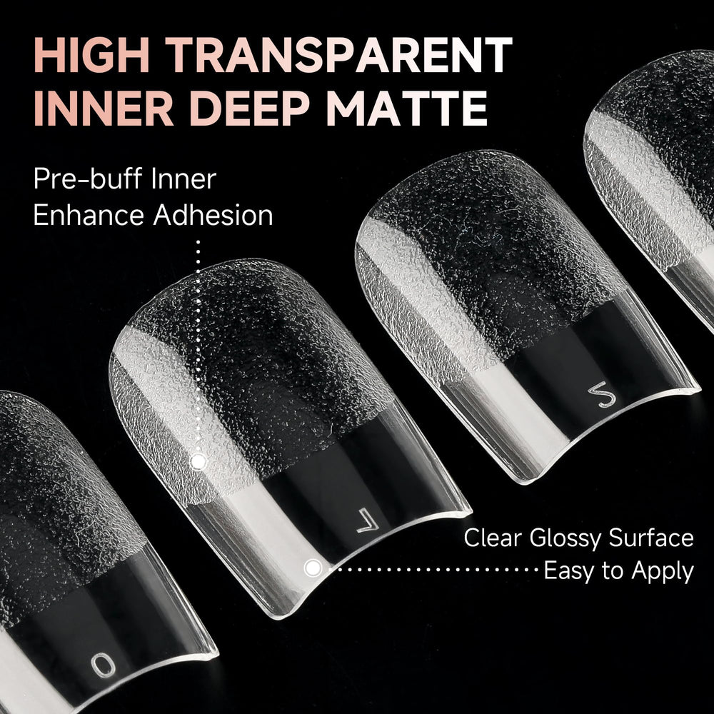 UNA GELLA matte interior pre-buffed surface improving adhesive grip