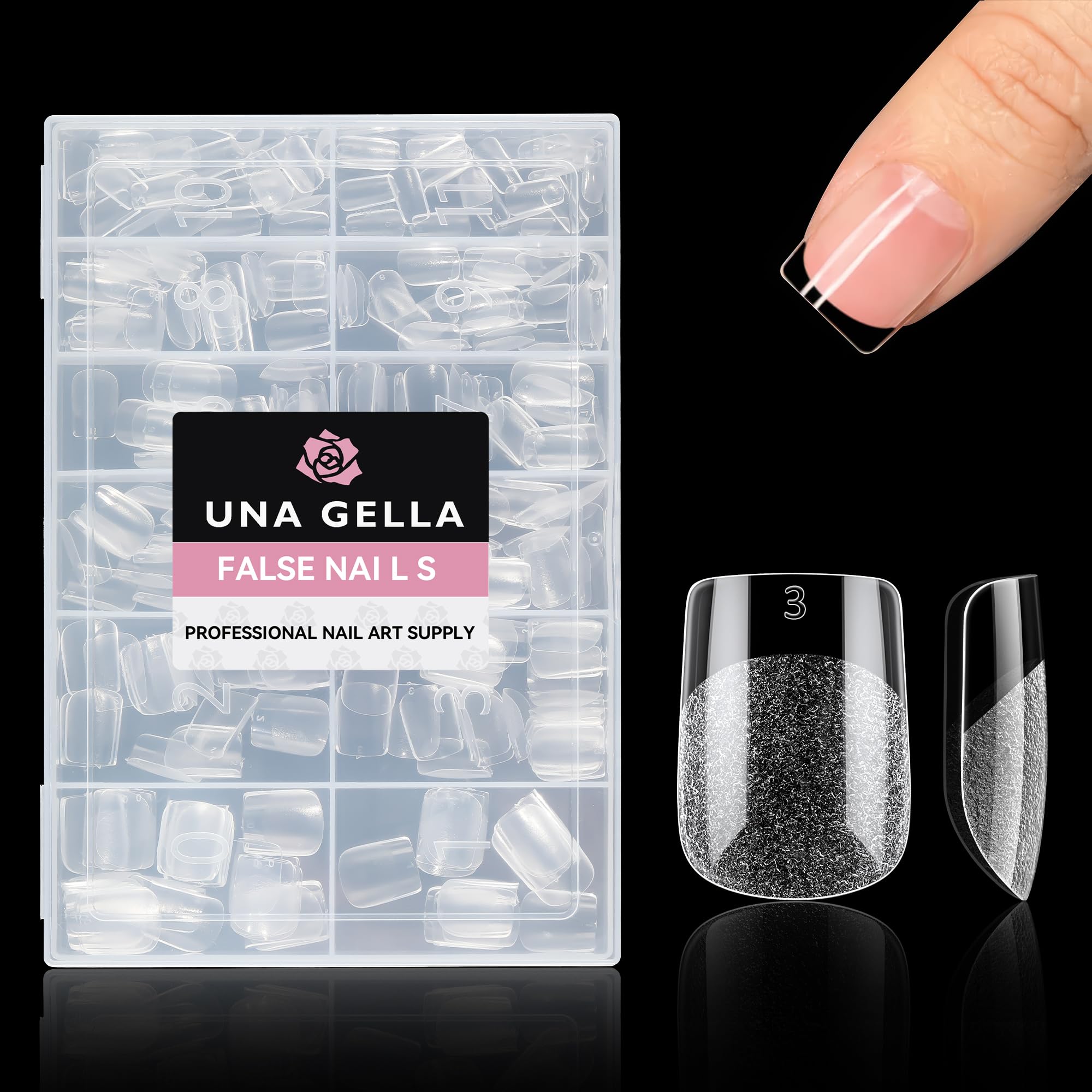 UNA GELLA complete kit layout with tools for easy at-home application