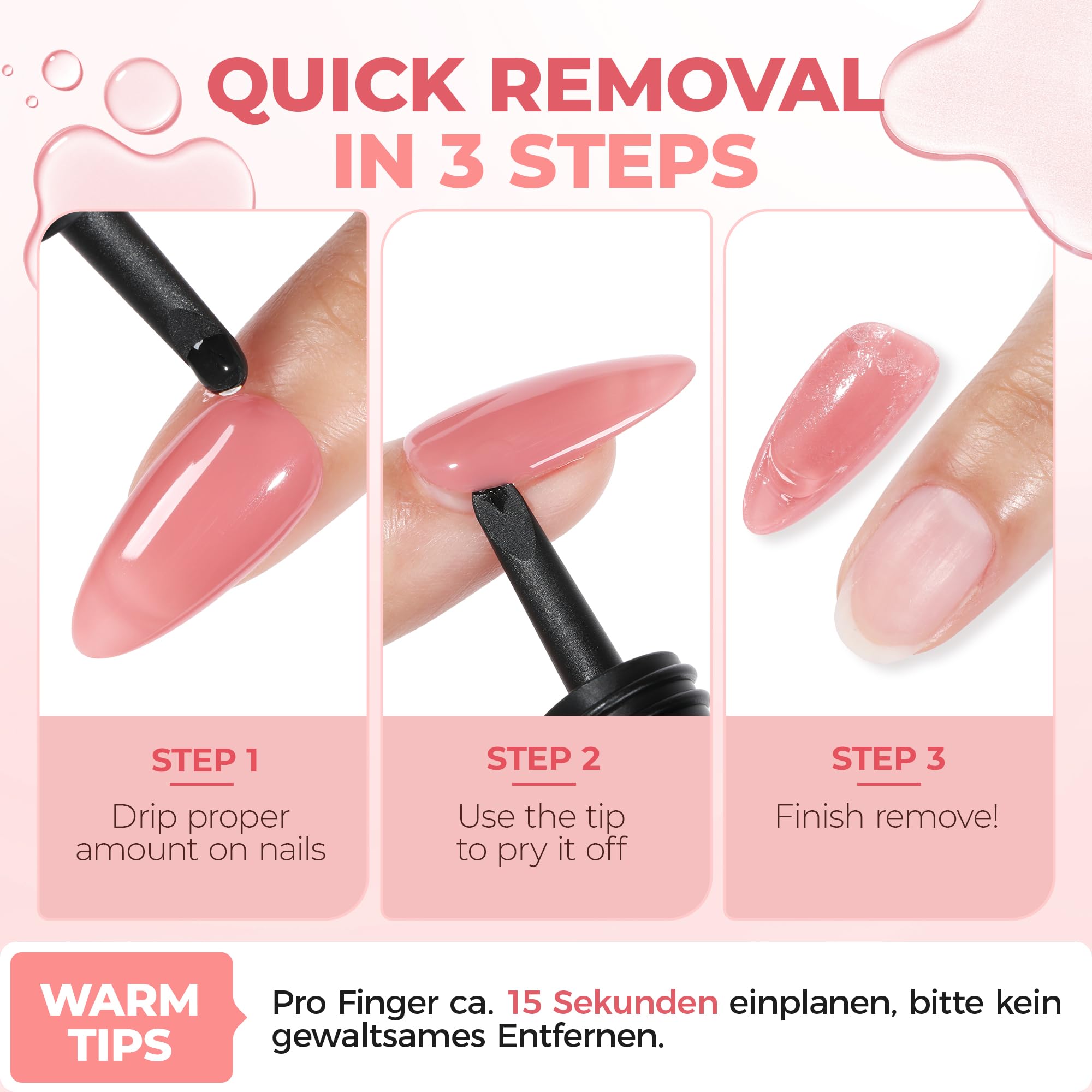 UNA GELLA in home removal scene illustrating easy DIY convenience