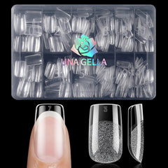 UNA GELLA lifestyle desk scene showing comfortable nails suitable for typing