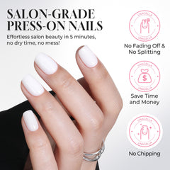 UNA GELLA lifestyle flatlay with kit staged for quick DIY manicure