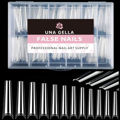 UNA GELLA finished manicure in lifestyle setting highlighting dramatic look