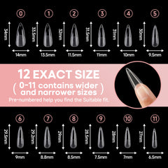 UNA GELLA lifestyle image of long stiletto nails for stylish results