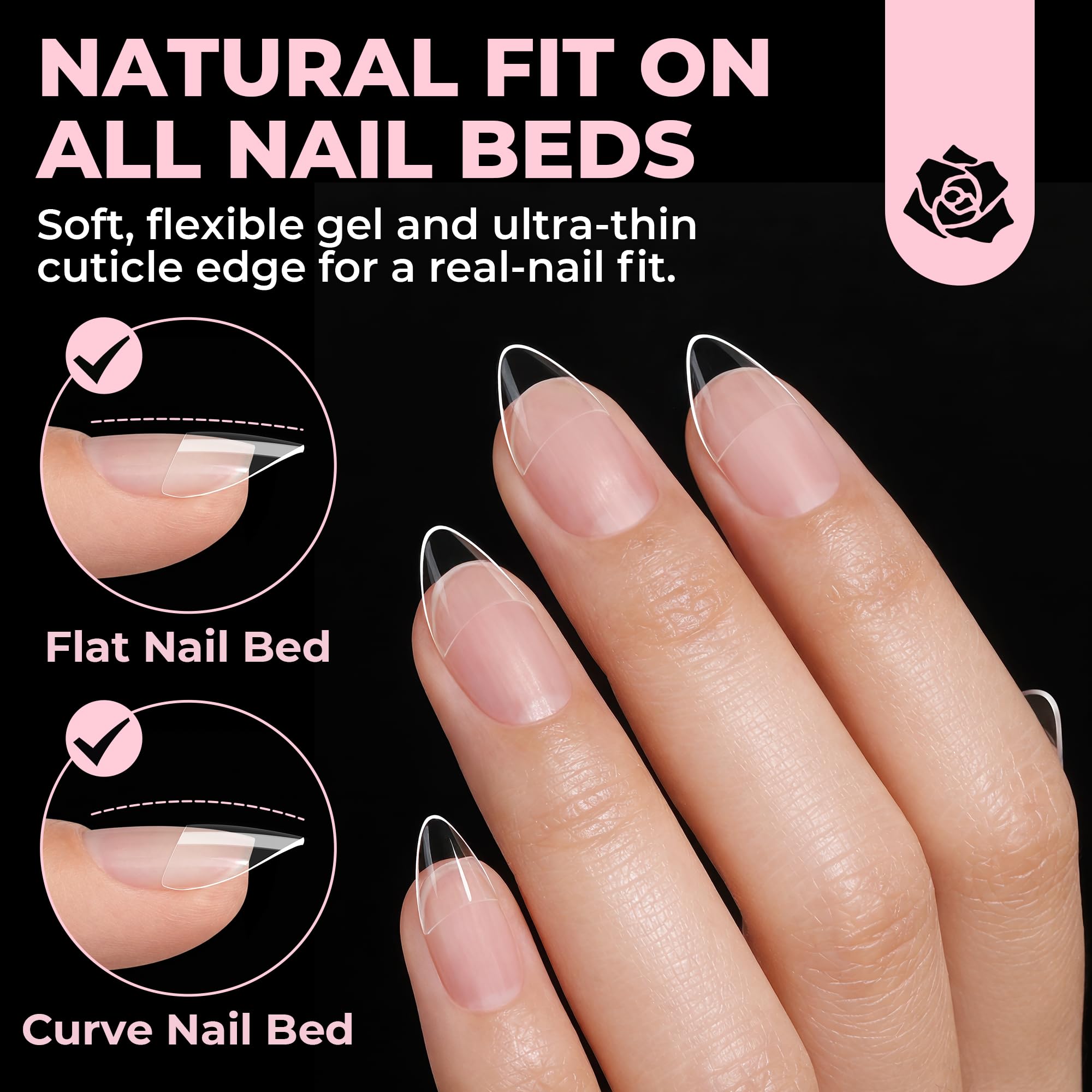 UNA GELLA matte texture detail highlighting strong adhesion and bubble-free bond