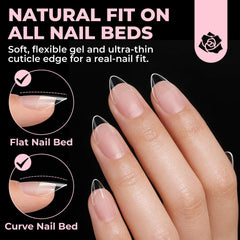 UNA GELLA matte texture detail highlighting strong adhesion and bubble-free bond