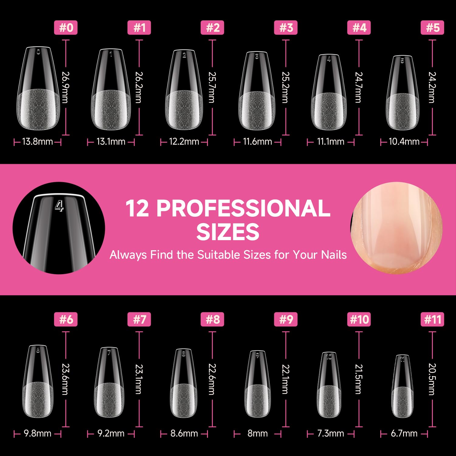 UNA GELLA finished coffin nails with gems showcasing creative polish options