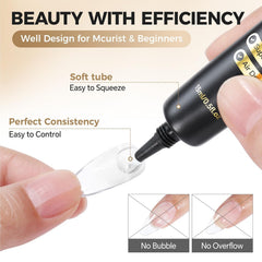 UNA GELLA nail buffer and file close-up for smooth long-lasting finish