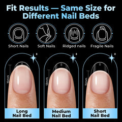 UNA GELLA painted nail examples showing easy coloring versatility