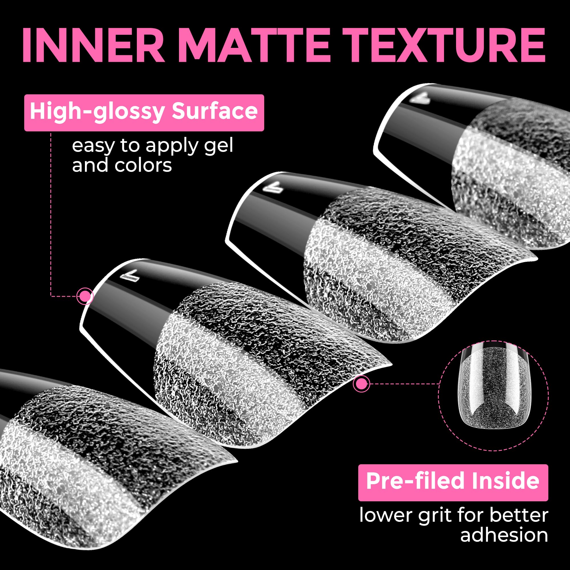 UNA GELLA polished short coffin on hand showing salon-finish benefit