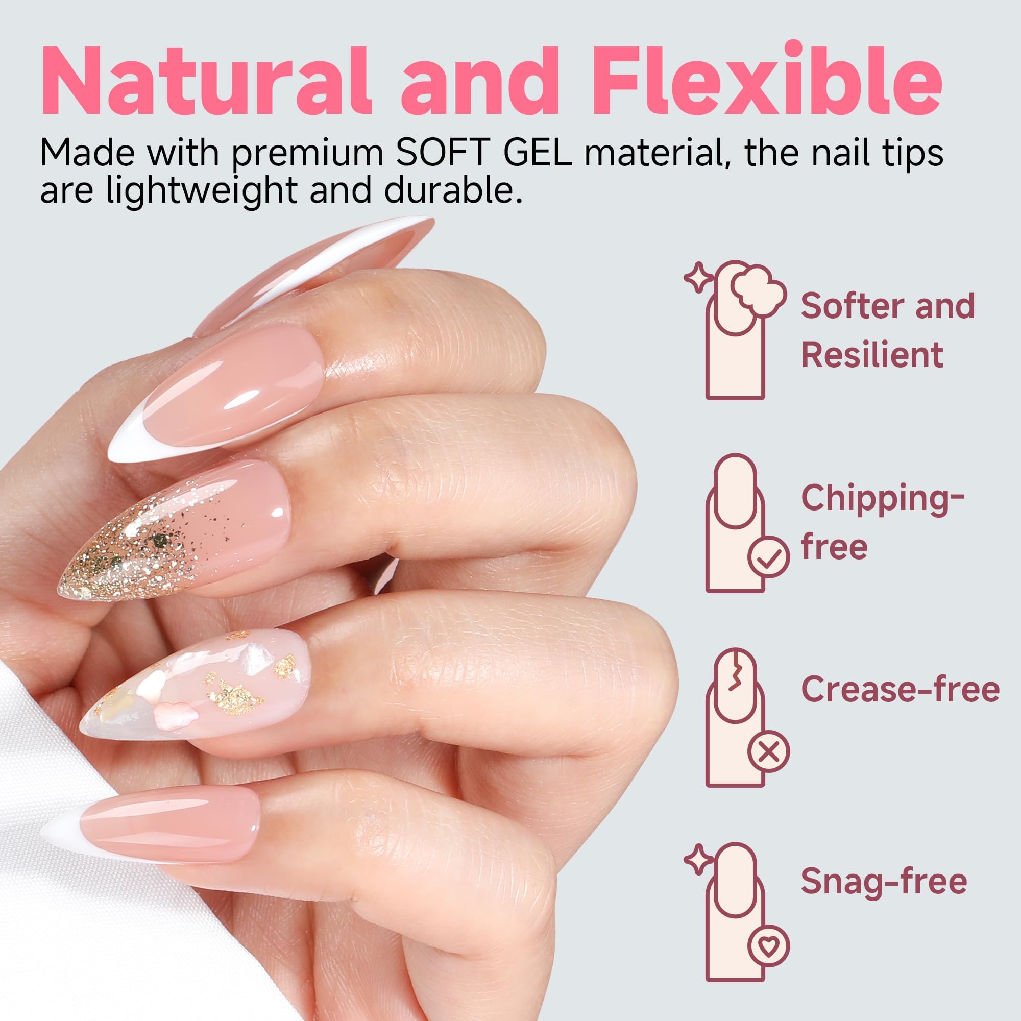 UNA GELLA demonstration of acetone soak-off removal protecting natural nails