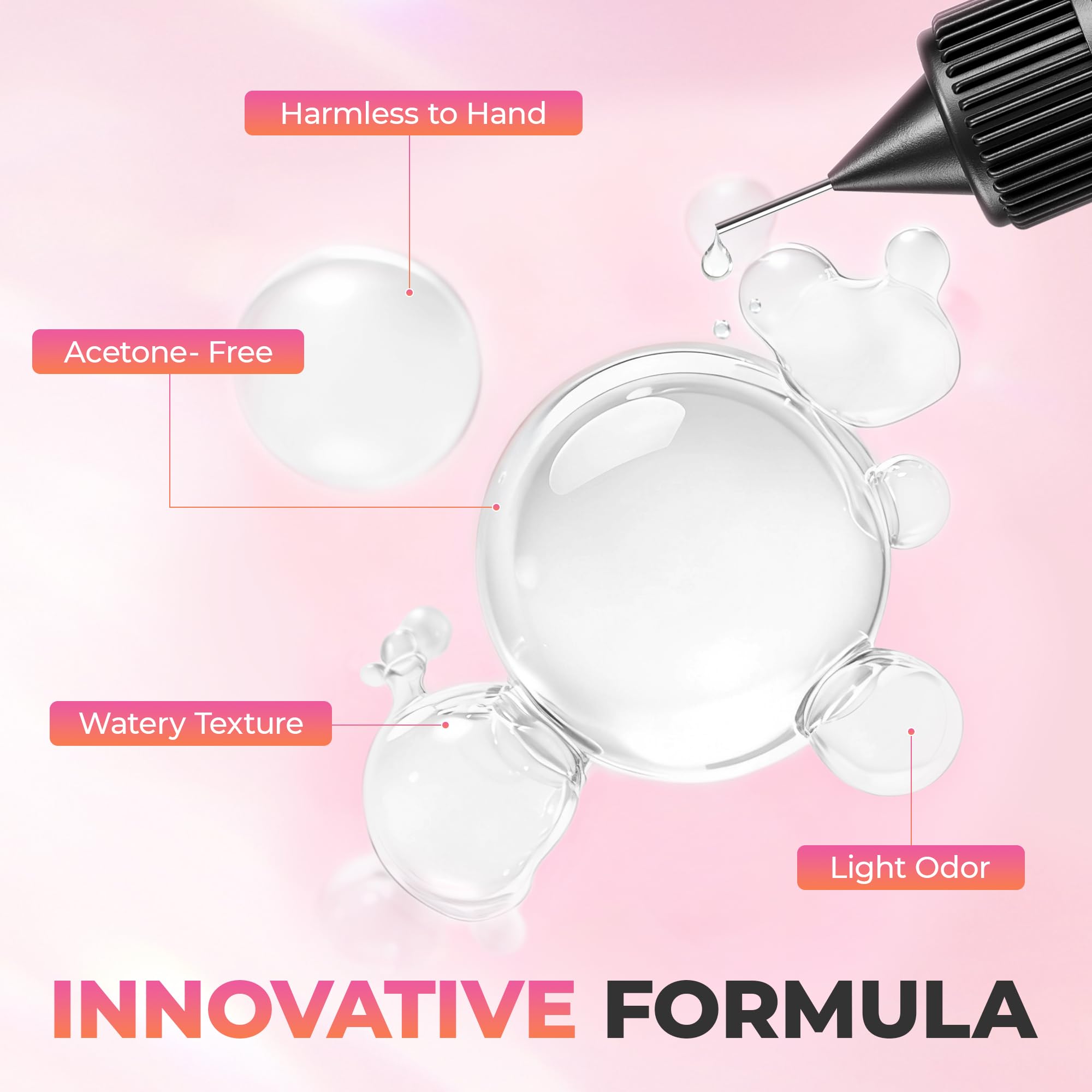 UNA GELLA cleaned reusable press-on nails after gentle removal improving value