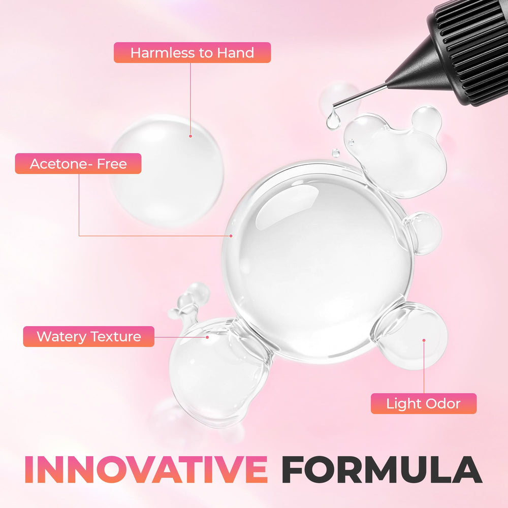 UNA GELLA cleaned reusable press-on nails after gentle removal improving value