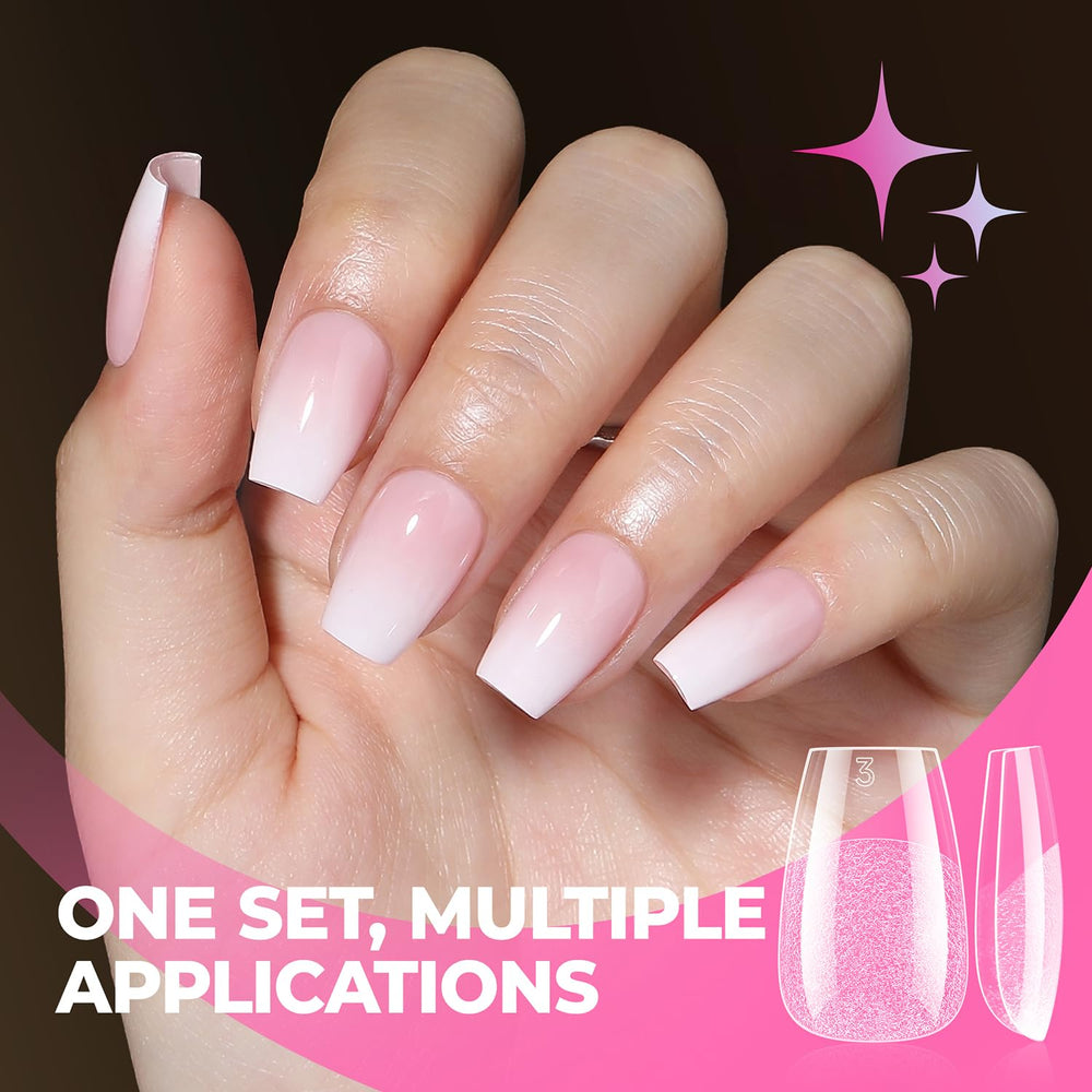 UNA GELLA salon application image with brush showing professional finish