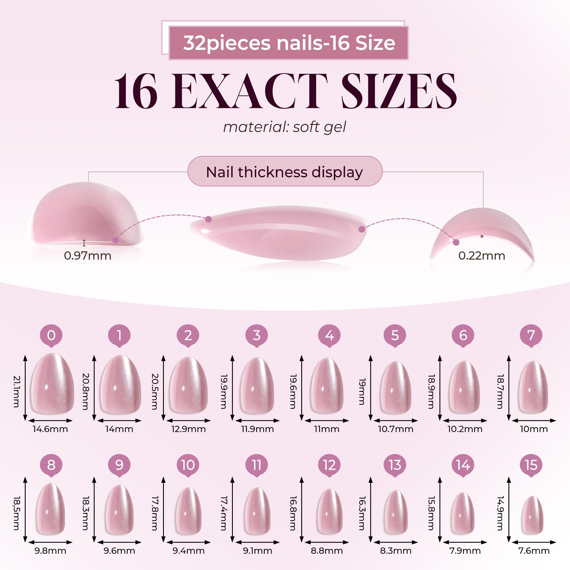 UNA GELLA scale comparison on a hand model showing realistic size
