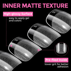 UNA GELLA tips beside a coin for size scale and accurate fit benefit