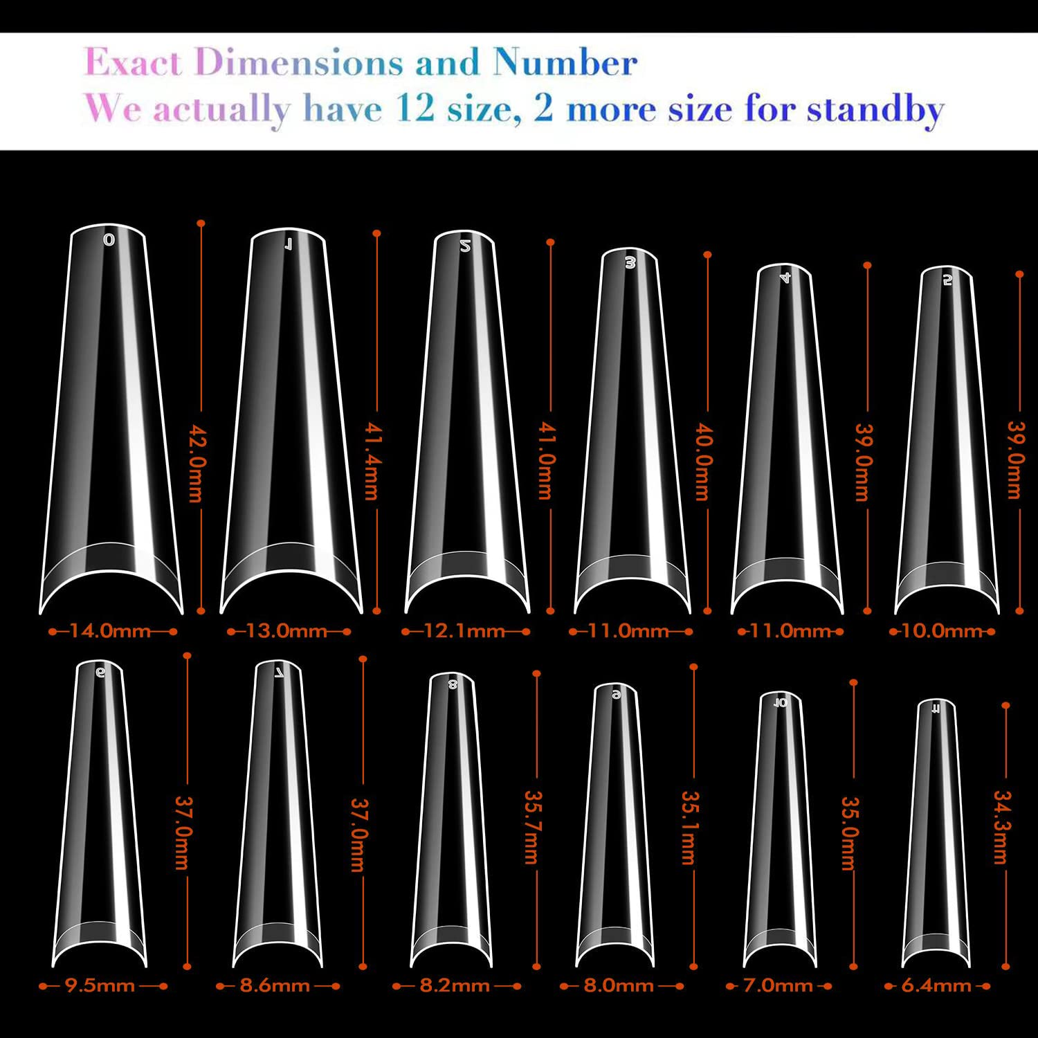 UNA GELLA tip next to ruler for scale to visualize extra-long length