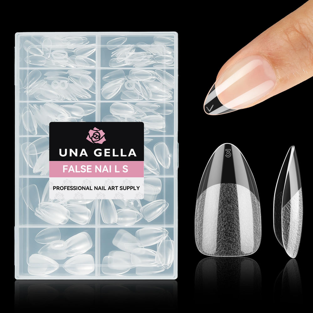 UNA GELLA tips next to ruler for scale showing compact, wearable short length