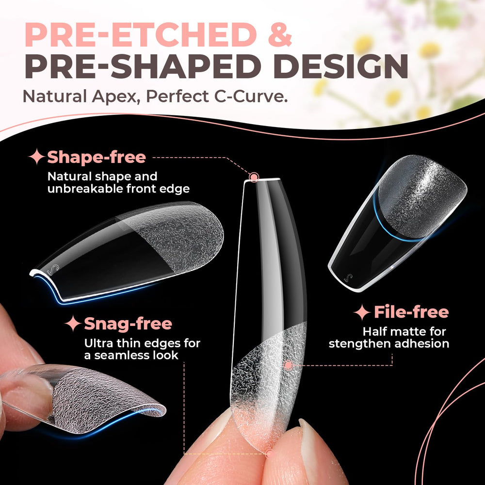 UNA GELLA side view highlighting thin back edge and flat C-curve fit