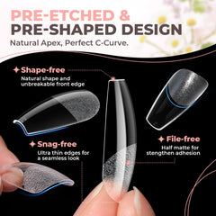 UNA GELLA side view highlighting thin back edge and flat C-curve fit