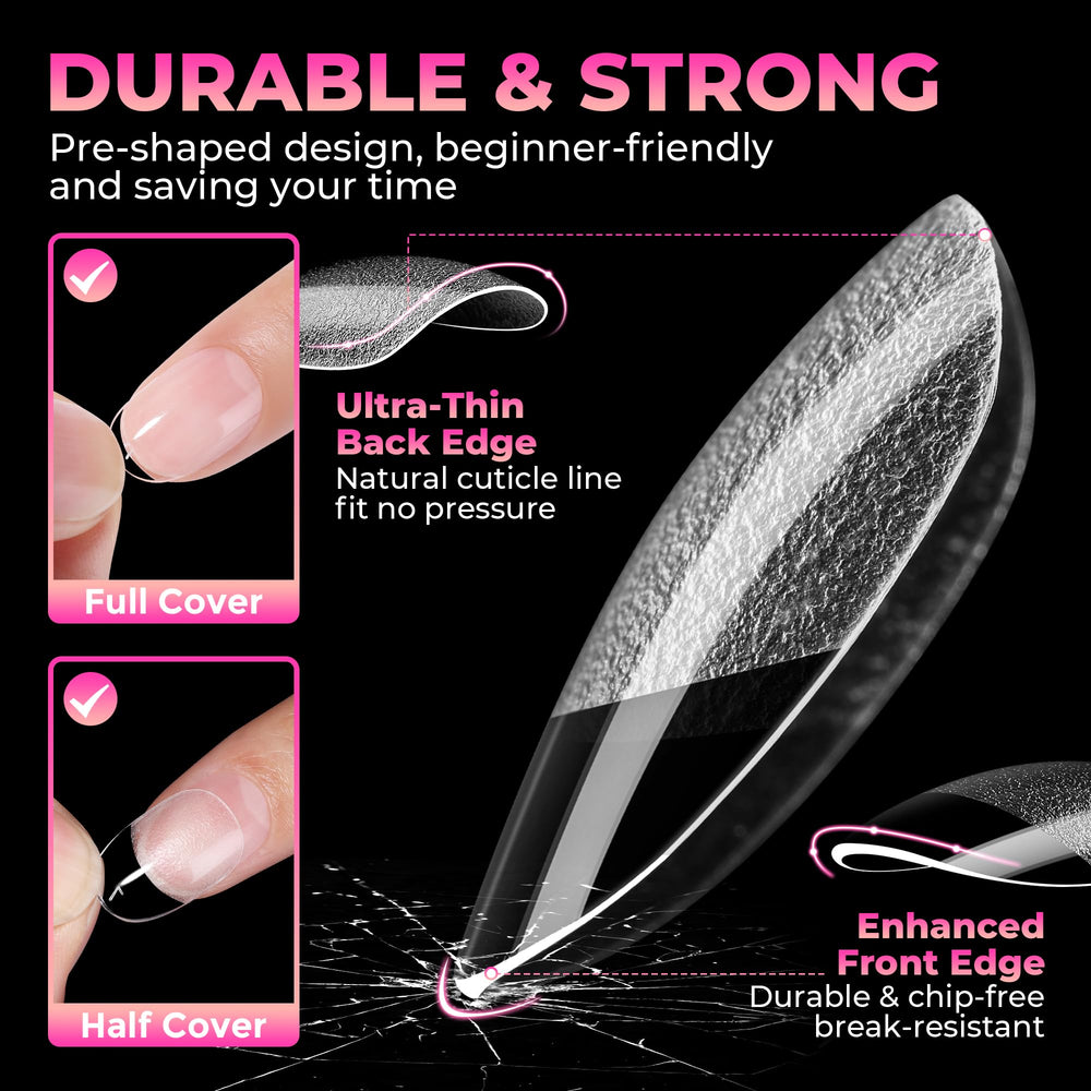 UNA GELLA side profile fit displaying thin back edge for flush comfortable wear