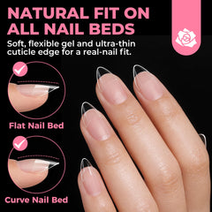 UNA GELLA side profile highlighting thicker-front thinner-back strength