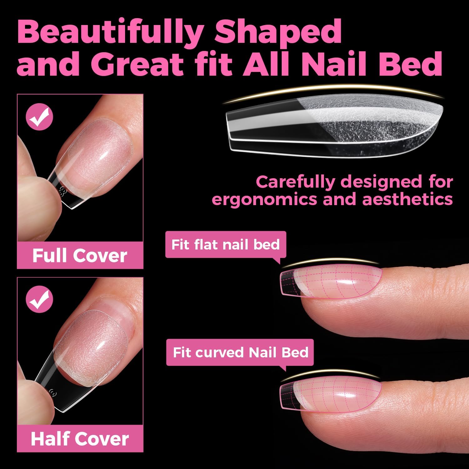 UNA GELLA side profile showing thick front edge and thin rear for durability