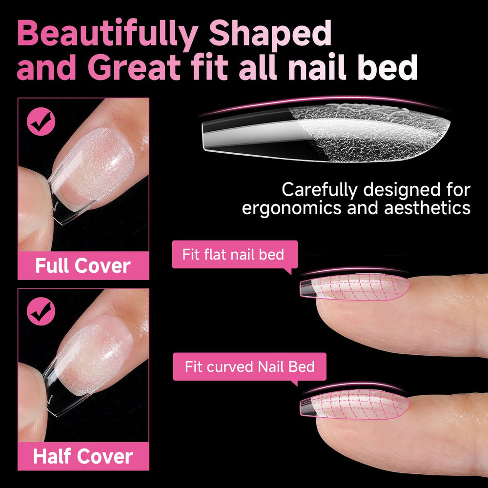 UNA GELLA side profile showing thin back edge for better natural fit