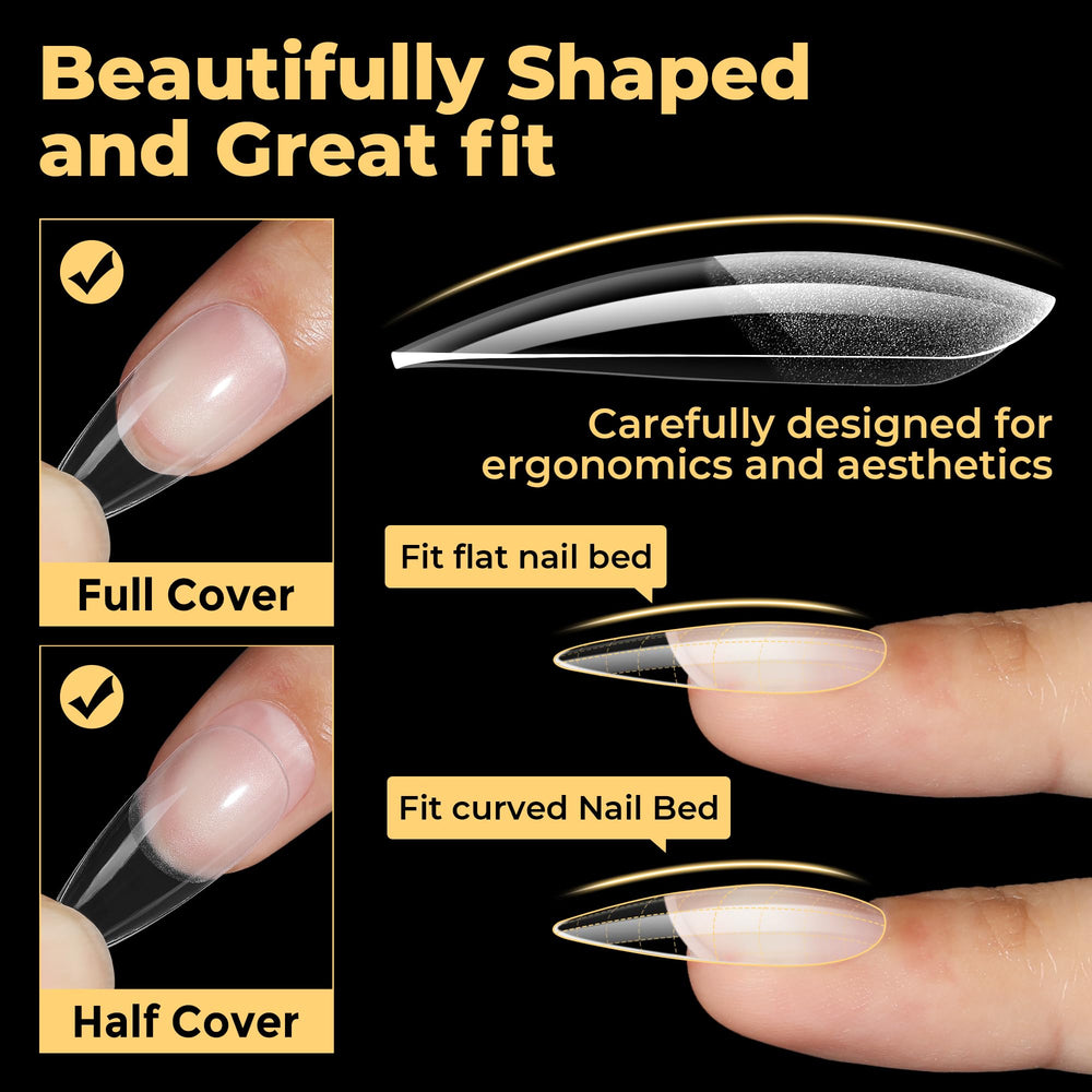 UNA GELLA side profile showing ultra-thin edge for seamless blend and comfort