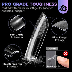 UNA GELLA side profile highlighting tip thinness for comfortable wear