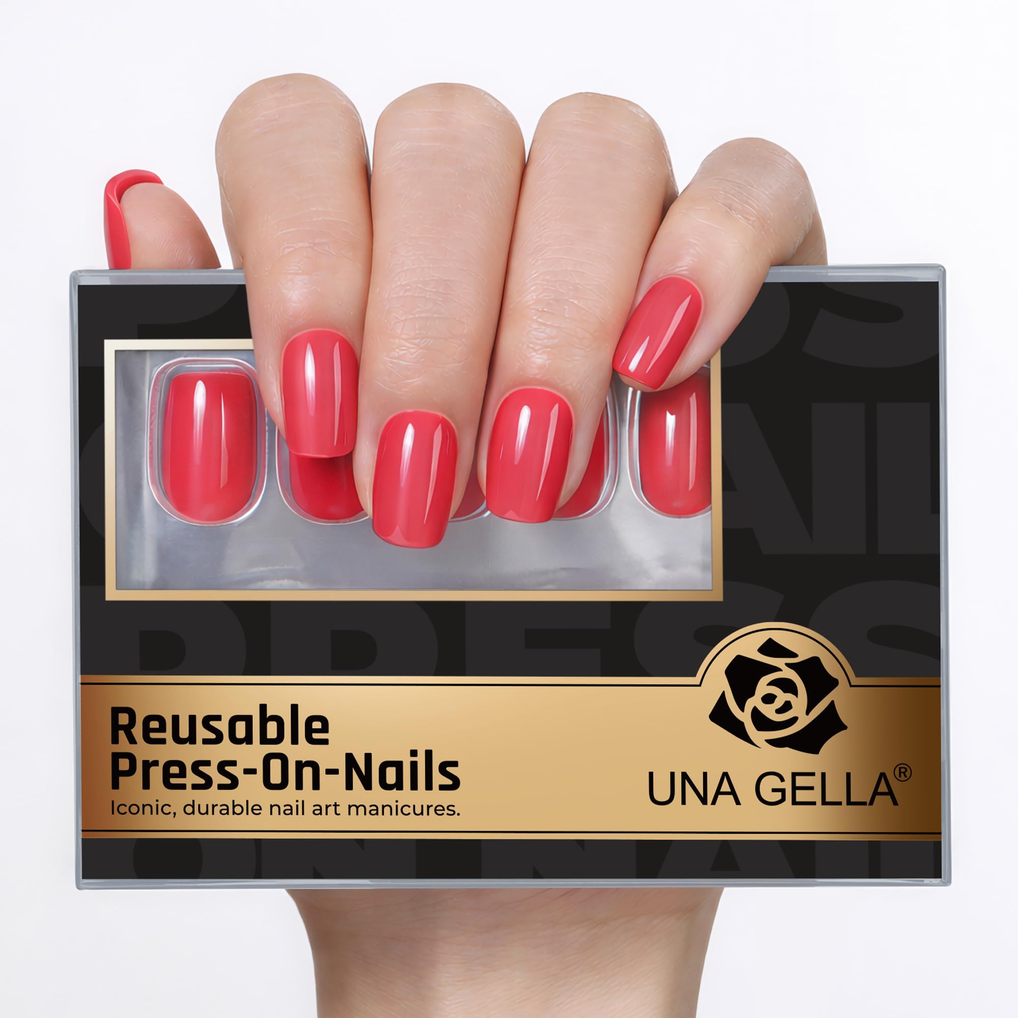 UNA GELLA close-up of soft-gel texture, flexible comfort and natural curve