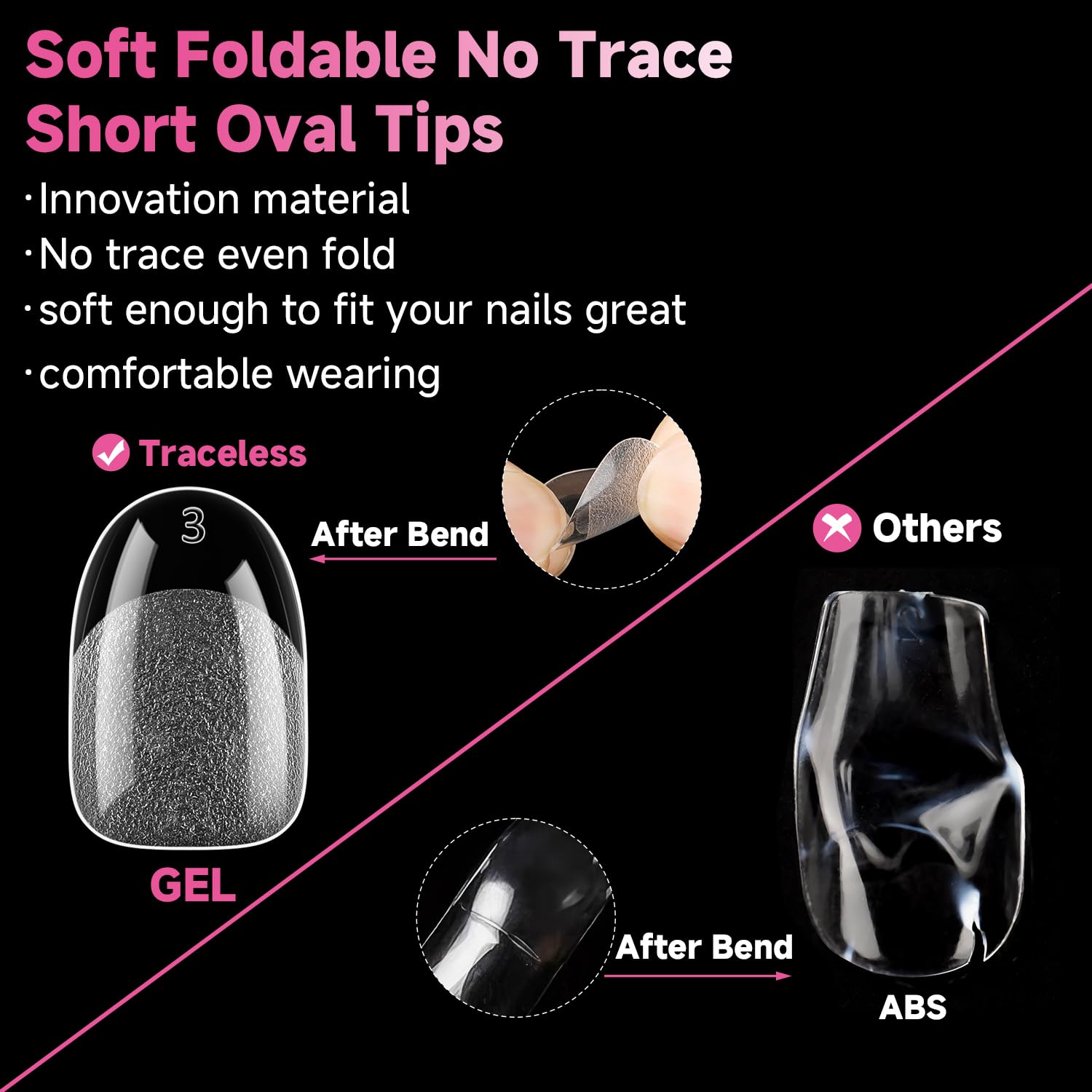 UNA GELLA organized 12-size array showing matching options for precise fit benefit