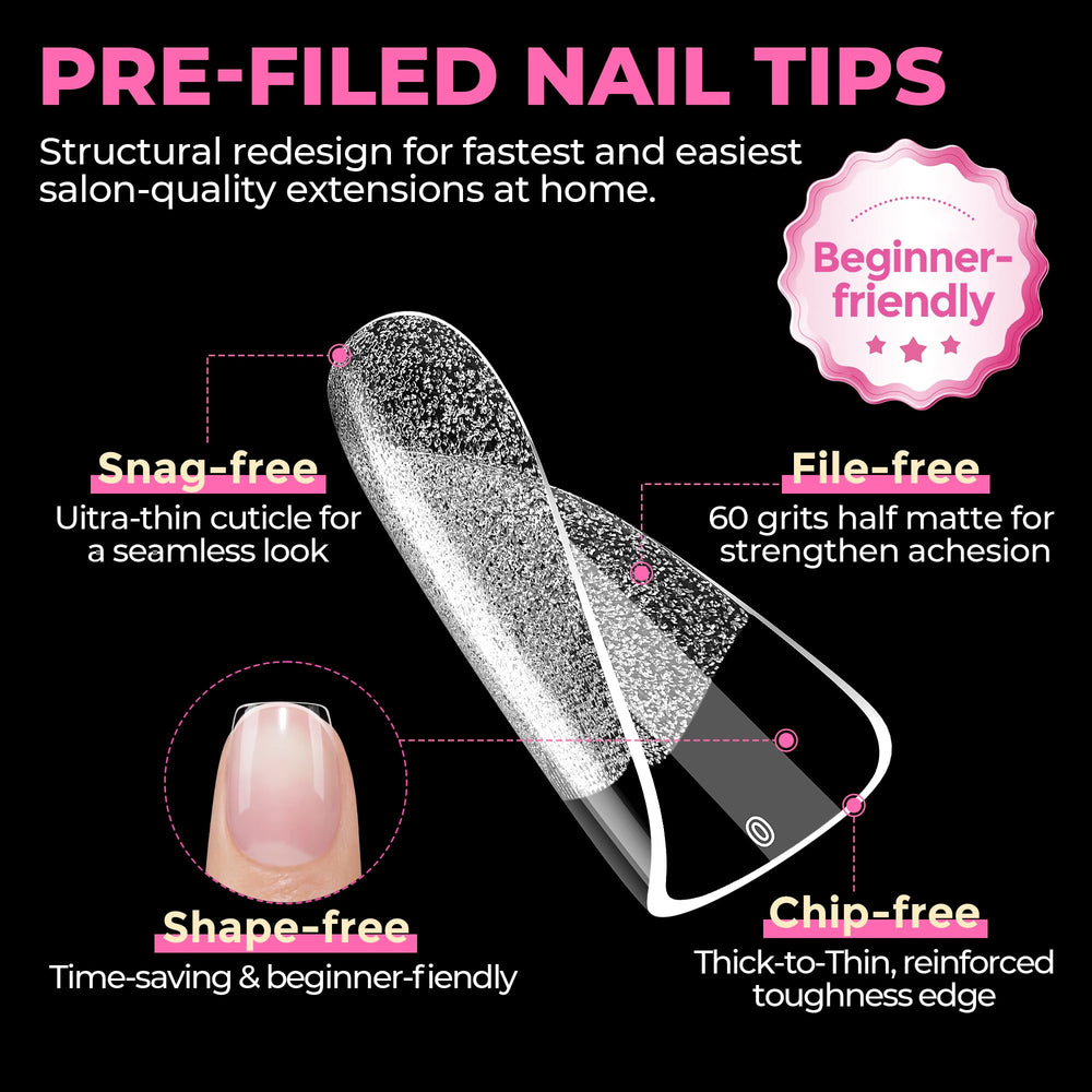 UNA GELLA layout of 12 sizes illustrating size options for precise nail matching benefit