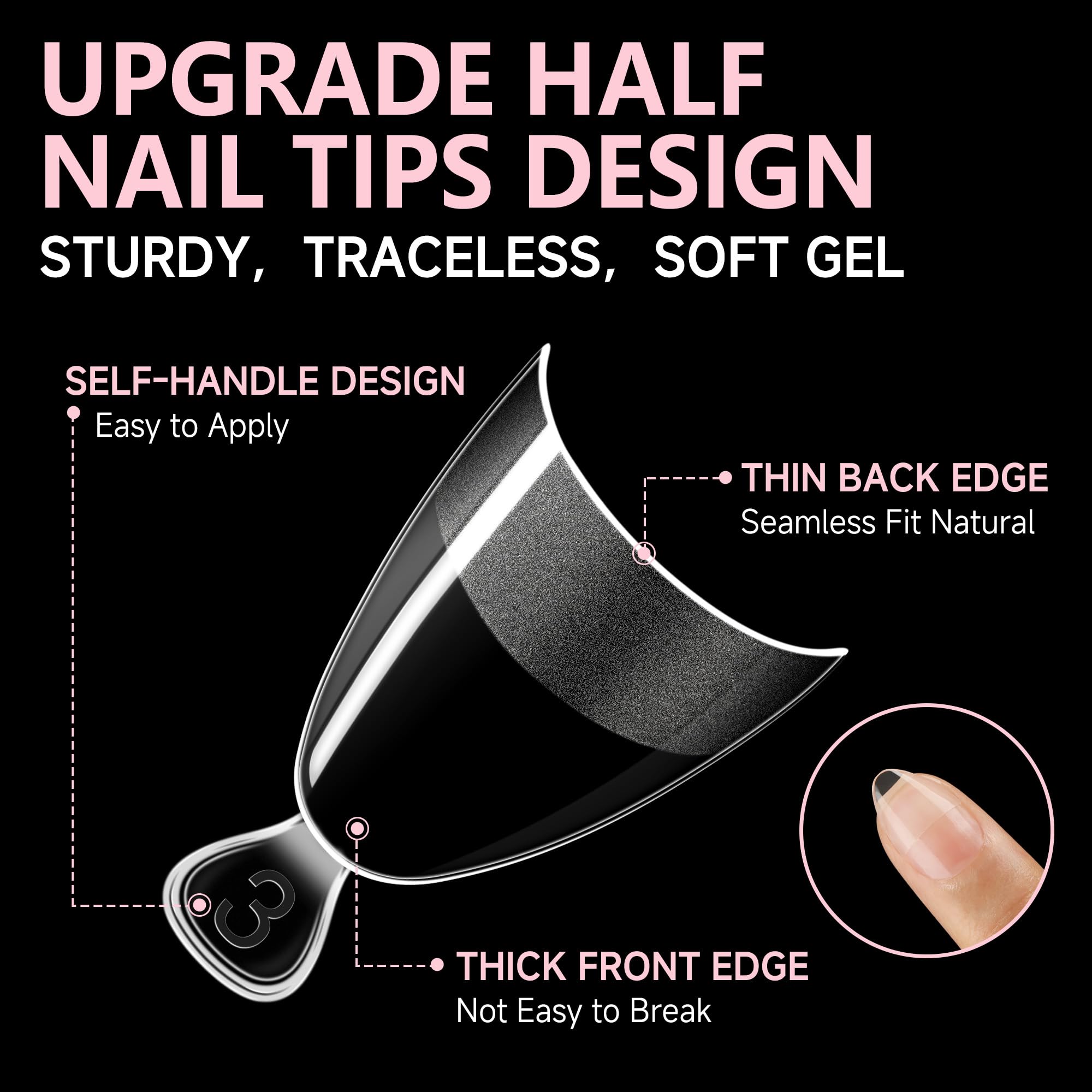 UNA GELLA pre-numbered size chart with tips for fast fitting and organization