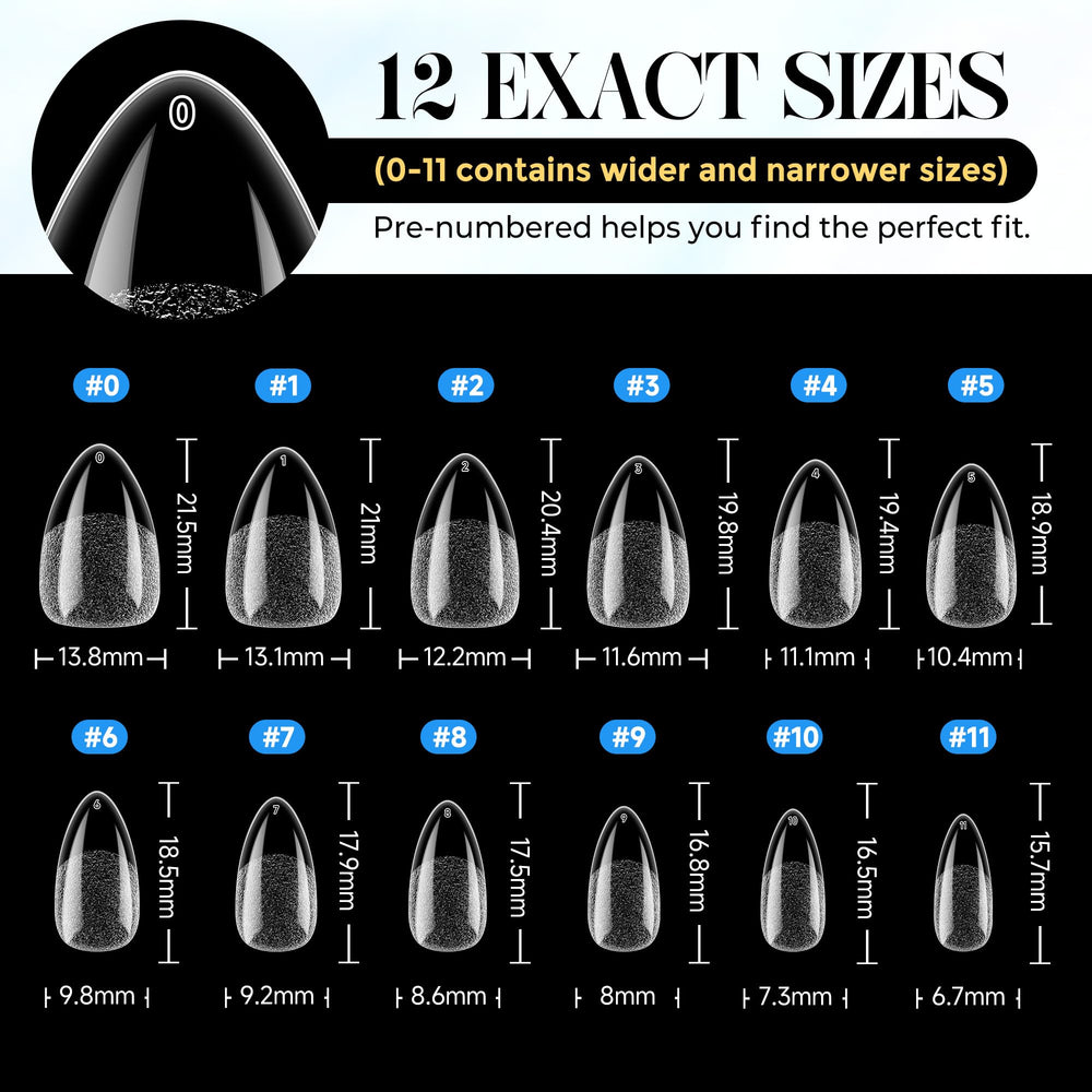 UNA GELLA numbered trays and size chart simplifying selection