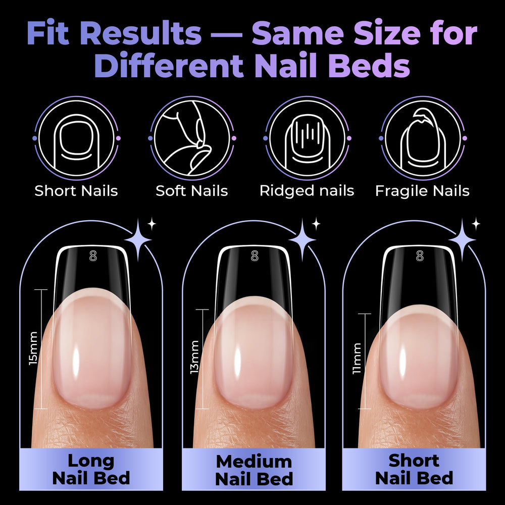 UNA GELLA size chart and organizer to help find the perfect fit