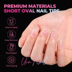 UNA GELLA laid out 15 sizes display demonstrating precise fit options for every nail