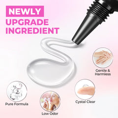 UNA GELLA 15ml bottle next to a coin for compact size clarity
