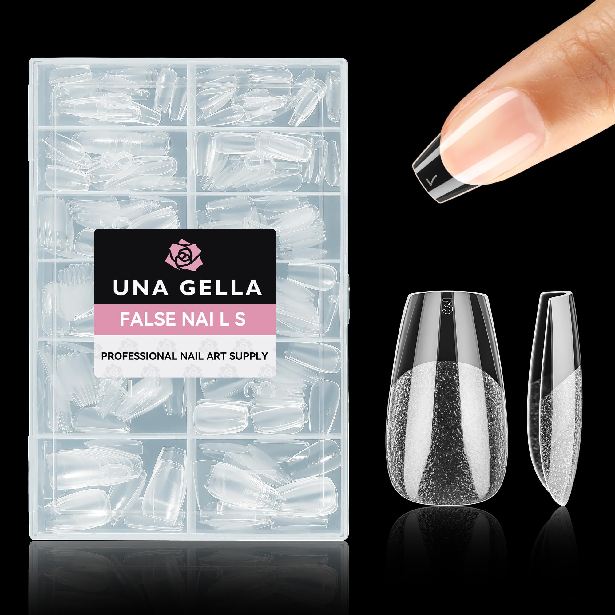 UNA GELLA size comparison with ruler for accurate sizing and fit