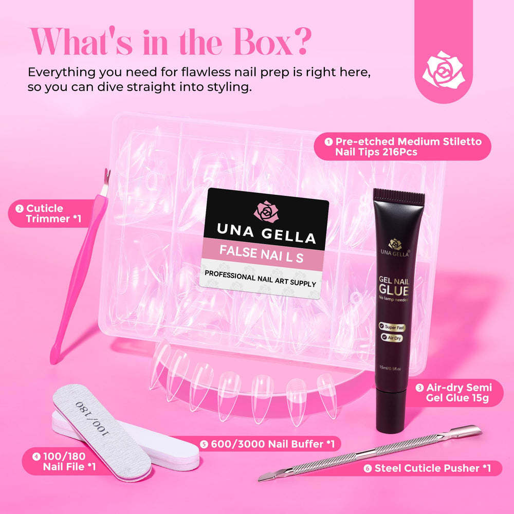 UNA GELLA tips next to a coin to show size options and fit clarity