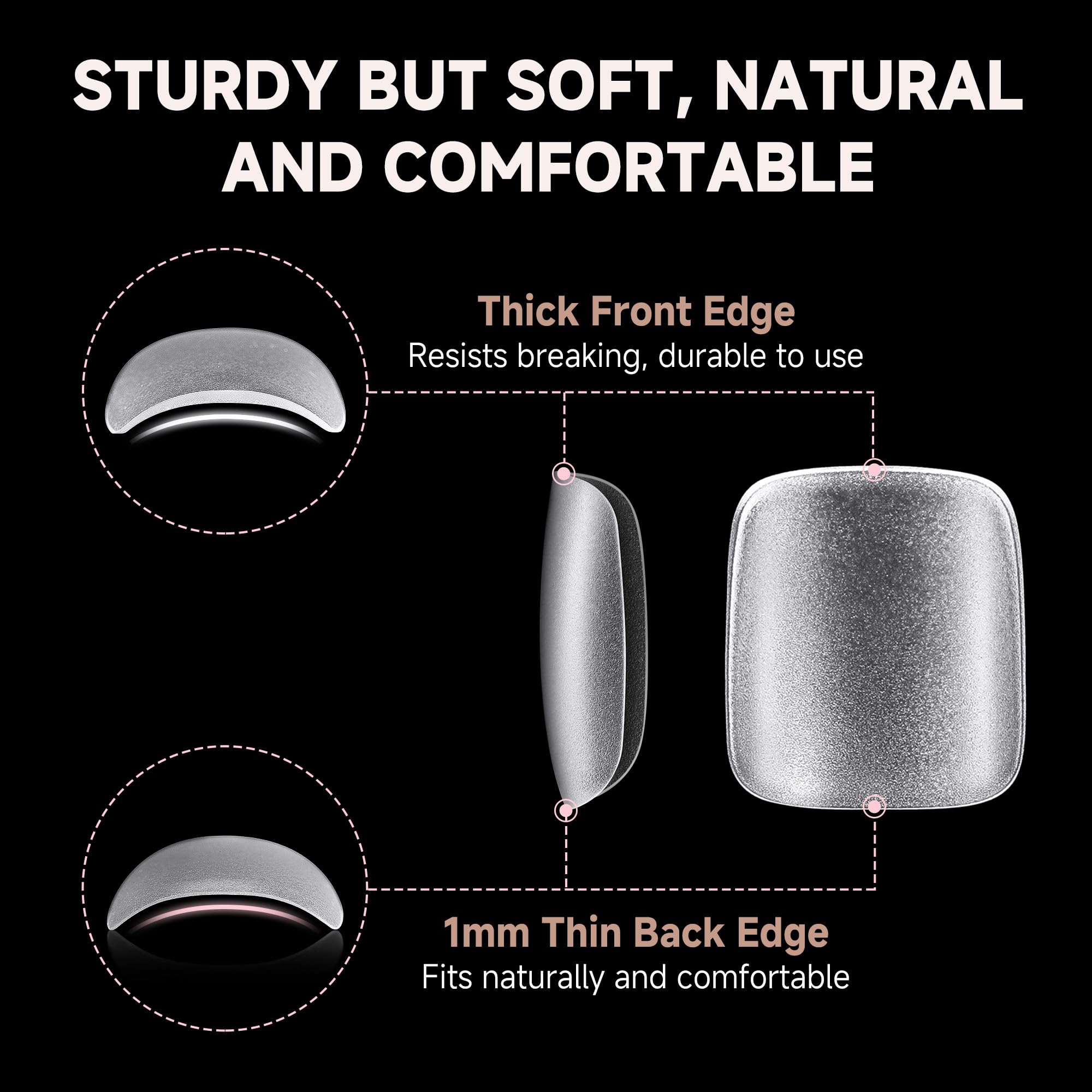 UNA GELLA toes tips next to coin to show scale and exact sizing benefit