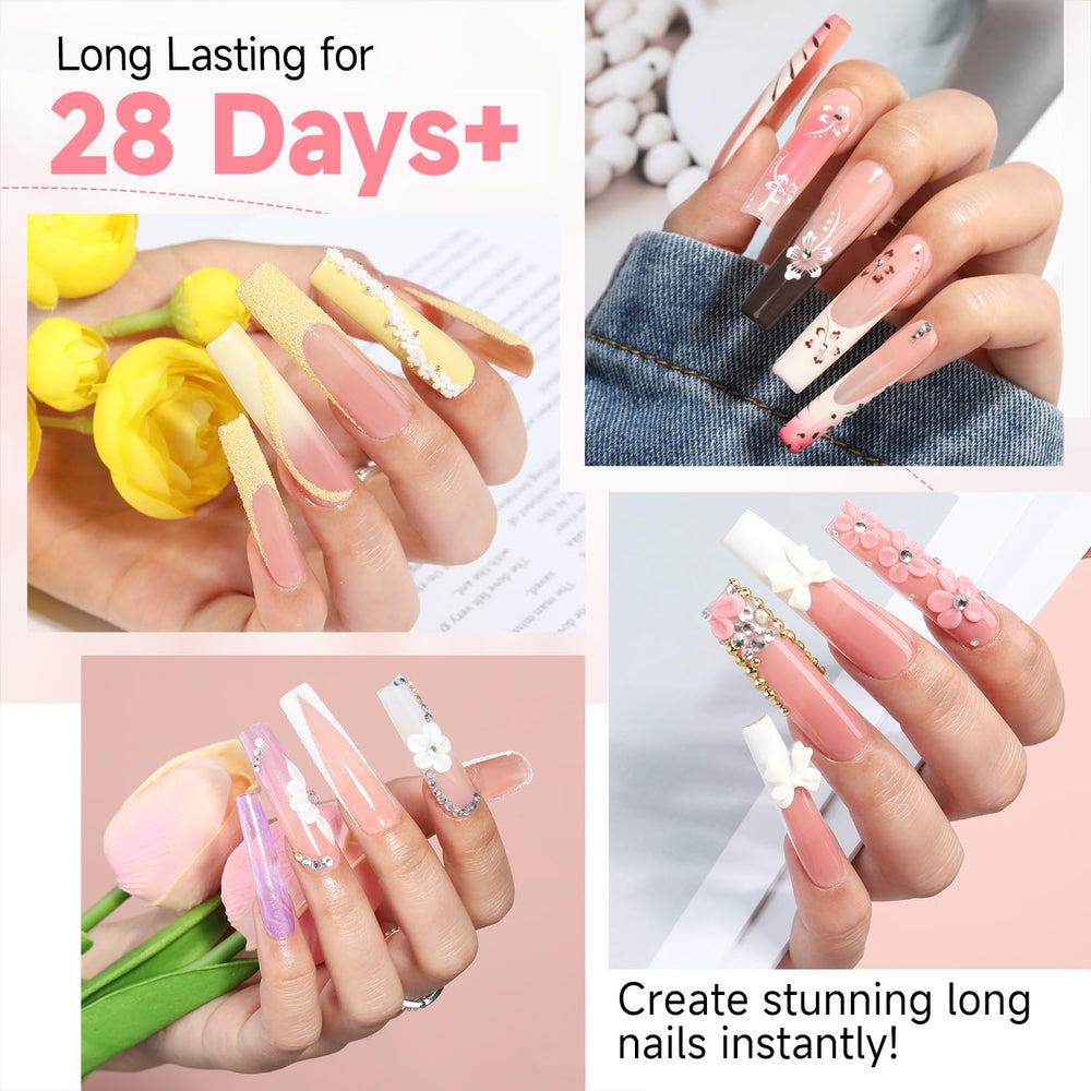 UNA GELLA numbered size labels on tips, fast correct fitting benefit