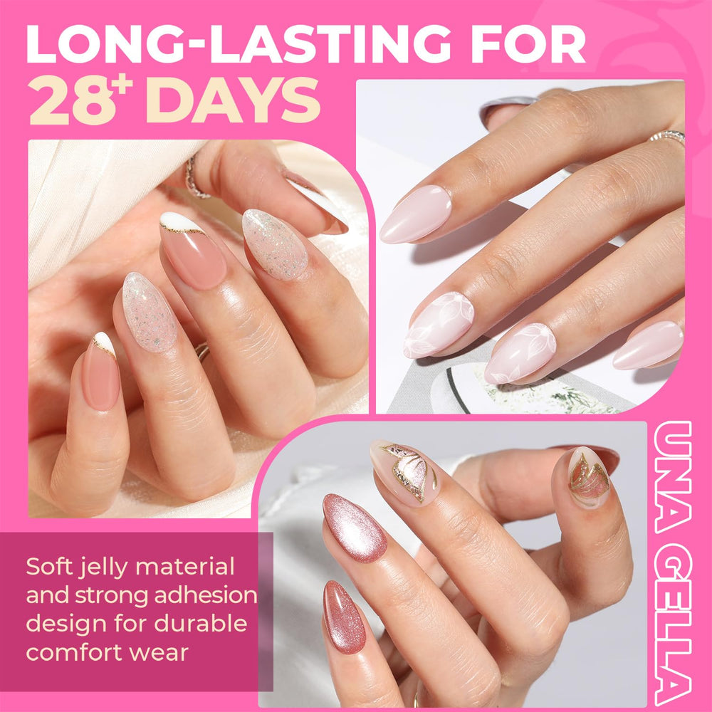 UNA GELLA numbered size labels visible for quick selection and fit